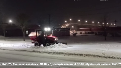 Снегопады! В режиме полной готовности находятся службы Лунинецкого района