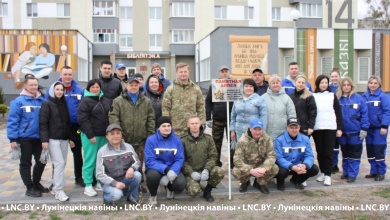 Памятную аллею в честь 80-летия Великой Победы высадили в Микашевичах