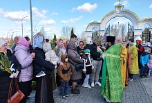 Вербное воскресенье в Лунинце 