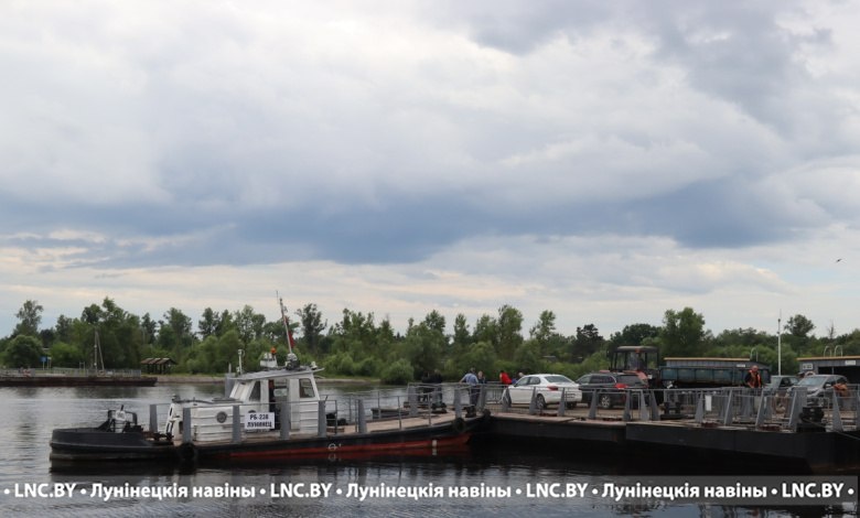 Низкий уровень воды! Переправа через Припять прекращает работу с 26 июня 