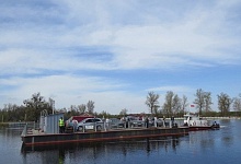 Изменилось расписание работы паромной переправы между Лунинецким и Столинским районами