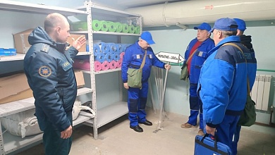 Спасатели провели учения в Лунинецком районе