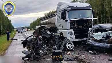 Следователи работают на месте ДТП, в котором погибли пять человек | Брестская область