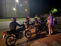 На дорогах Брестской области изымают мотоциклы