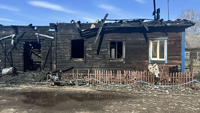 Дом сгорел в деревне Бродница Лунинецкого района