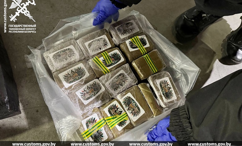 В Беларуси пресекли крупнейшую в истории международную поставку наркотиков