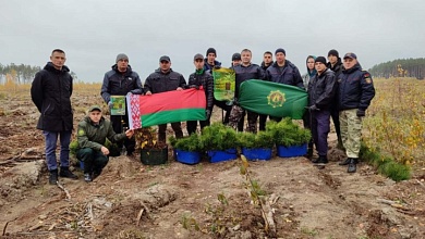 Вклад в сохранение природы внесли лунинецкие милиционеры