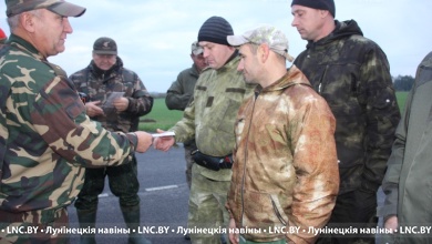 Охотников проверяют в Лунинецком районе