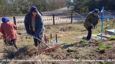 Очередной субботник провели жители деревни Дребск