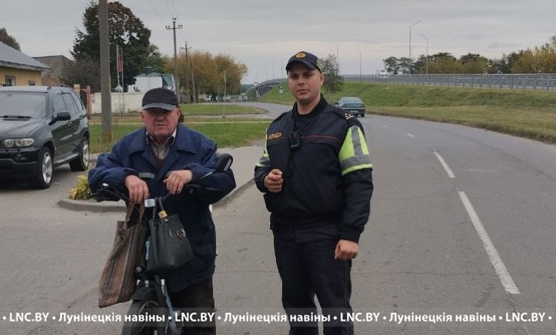 ГАИ уделяет особое внимание пешеходам, велосипедистам и СИМ в Лунинецком районе