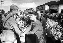 Операция "Багратион": архивные кадры освобождения Беларуси летом 1944-го. Слуцк