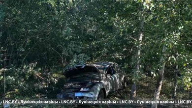 Автомобиль вылетел в кювет в Лунинецком районе. Пострадал 17-летний пассажир