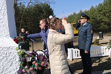 Митинг, посвященный памяти жертв сожженных деревень, состоялся в Мелеснице Лунинецкого района