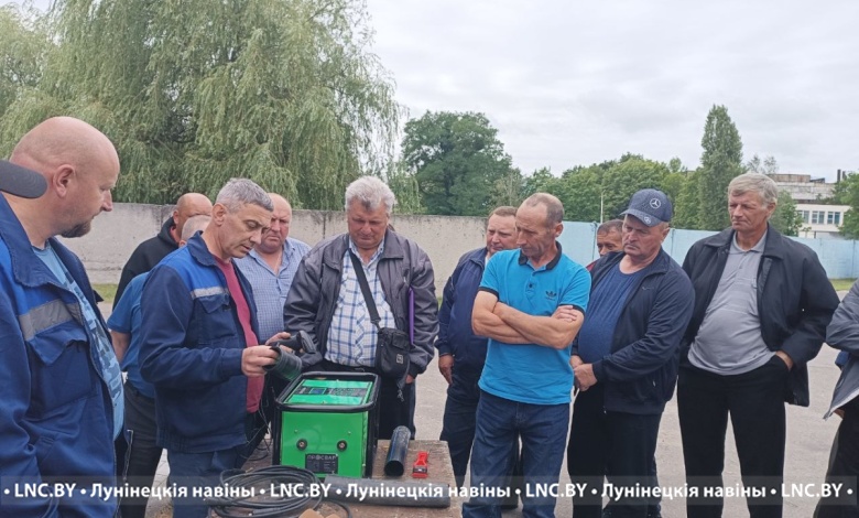 Специалисты учились на лунинецком водоканале