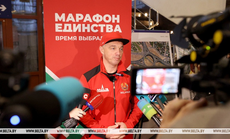 Познакомить пинчан с легендарным МАЗом и экипажем команды. Вязович о "Знаковой встрече" в Пинске