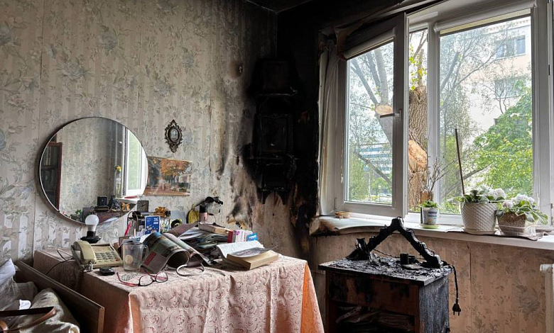 Cосед спас пенсионерку на пожаре в Бресте