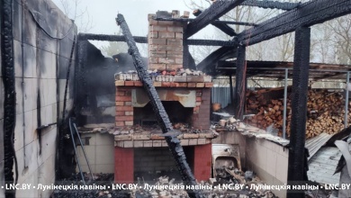 Баня горела в деревне Ситница Лунинецкого района