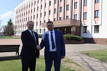 В Лунинец приехал с рабочим визитом глава местного самоуправления из Нижегородской области России 