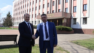 В Лунинец приехал с рабочим визитом глава местного самоуправления из Нижегородской области России 