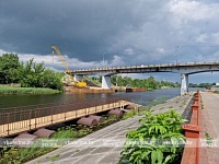 «Старый» мост через реку Мухавец в Кобрине закрывается на реконструкцию 