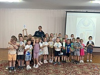 Спасатели продолжают рассказывать о безопасности детям в Лунинецком районе