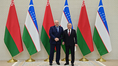 Официальные переговоры Лукашенко и Мирзиёева проходят в резиденции Президента Узбекистана