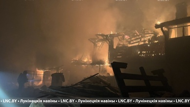 Жилой дом горел в Микашевичах