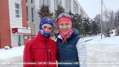 Лунинчане встретились с Дарьей Домрачевой и выступают в "Раубичах"! 