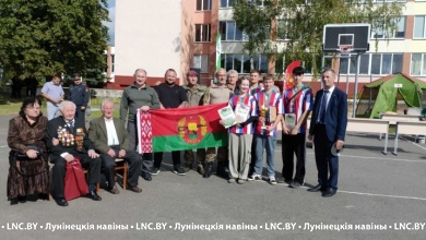 Эстафету "Спецназ" провели в Лунинце