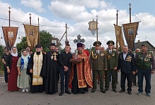 На Лунинетчину прибыл IV Всебелорусский крестный ход «Церковь и армия»