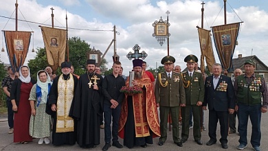 На Лунинетчину прибыл IV Всебелорусский крестный ход «Церковь и армия»