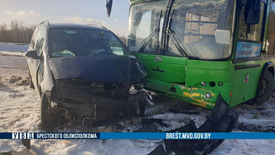ДТП с участием автобуса произошло в Брестской области