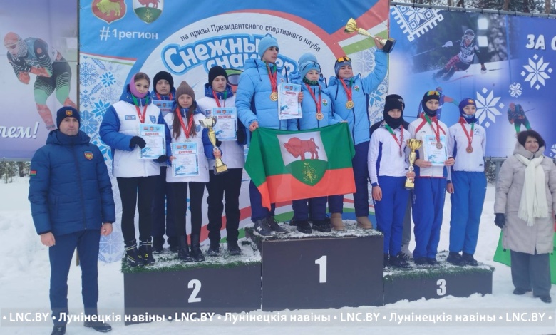 Эстафетное "серебро" лунинчан в "Снежном снайпере"