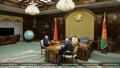 Президент Беларуси Александр Лукашенко 28 мая принял с докладом председателя Брестского облисполкома Петра Пархомчика