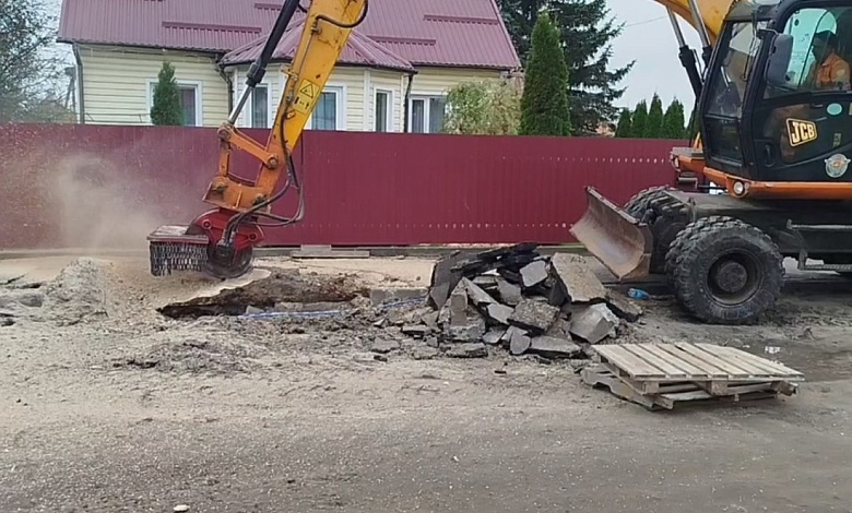 В Лунинце ведутся ремонтные работы на улицах Припятская и Гомельская!