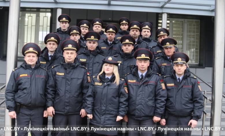 Средний возраст участковых инспекторов милиции 25 лет в Лунинецком районе 