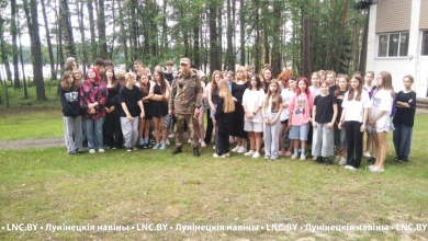 Правовая беседа с экологическим уклоном в детском лагере «Спутник» 