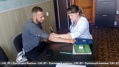 Медики Лунинетчины заботятся о здоровье хлеборобов