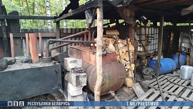 Самогонный мини-завод уничтожен в Брестской области