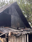 Нежилой дом горел в Лунинце