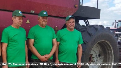 Мастера жатвы в Лунинецком районе показывают класс!