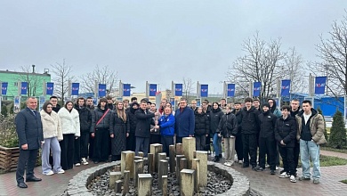 На РУПП "Гранит" состоялась церемония передачи юбилейного огня БНТУ