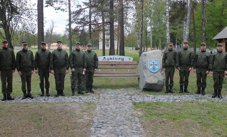 Новобранцы из Гродненской области служат возле Лунинца 