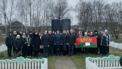 У обелиска в Вульке 2 Лунинецкого района установлена «Цифровая звезда»