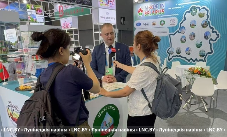 Свою продукцию в Китае представляет Лунинецкий молочный завод