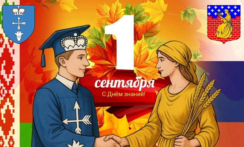 Города-побратимы: лунинчан поздравили с Днем знаний