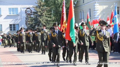 День Победы в Лунинце (часть 1)