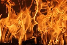 Сгорело две хозпостройки в Лунинецком районе