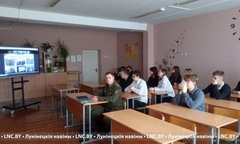 В Лунинце организовали телемост с Военной академией Беларуси