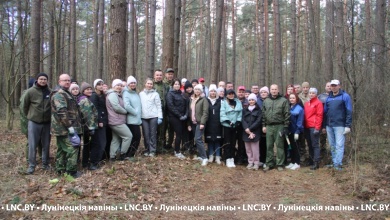 Фотомгновения республиканского субботника в Лунинце